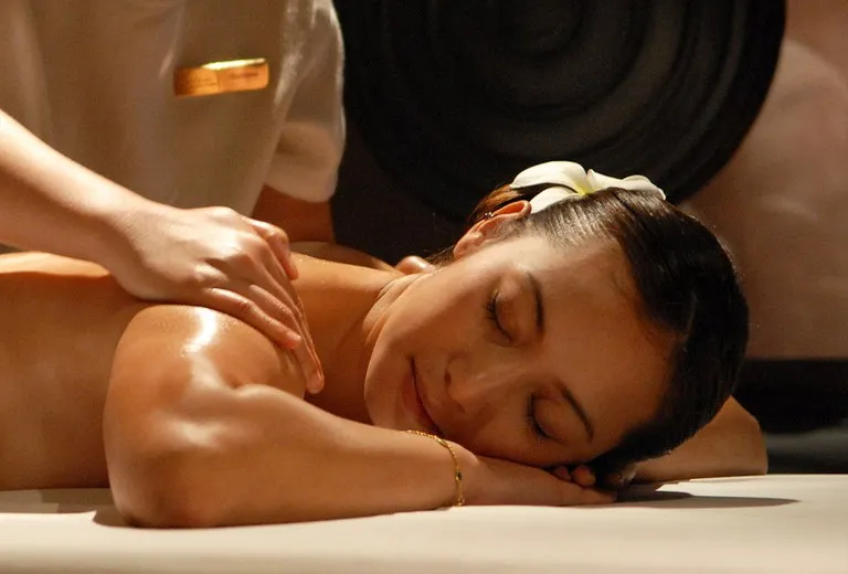 masaje en un spa